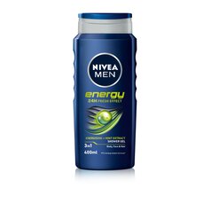 NIVEA MEN Energy Mint Extract 3 in 1 Shower Gel 400ml