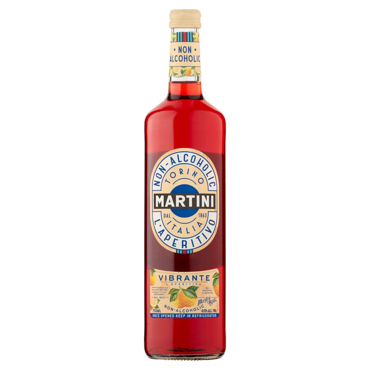 Martini Vibrante Non-Alcoholic Vermouth 75cl