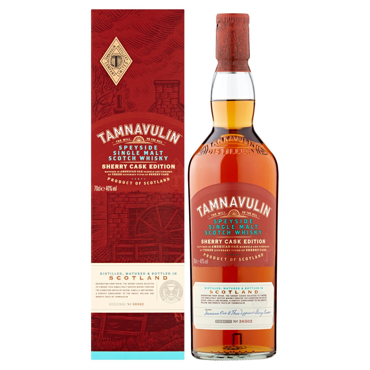 Tamnavulin Sherry Cask Edition, Speyside Single Malt Scotch Whisky 70cl