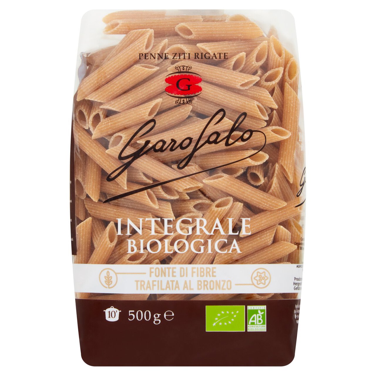 Garofalo Organic Whole Wheat Penne Dry Pasta 500g