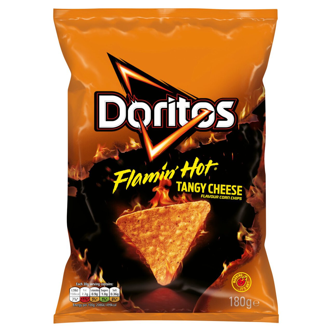 Doritos Flamin Hot Tortilla Sharing Chips 180g