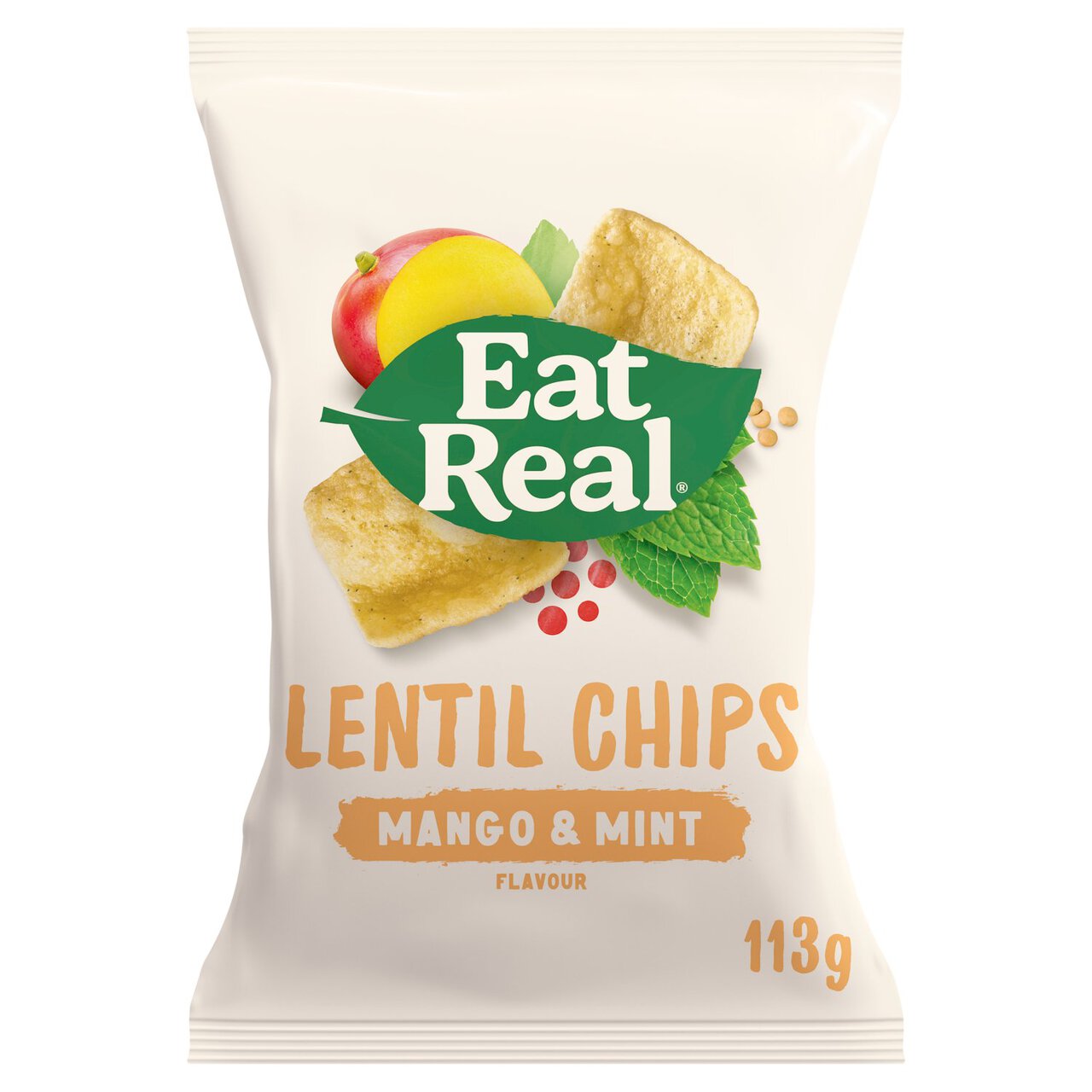 Eat Real Lentil Mango Mint Chips 113g