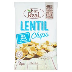Eat Real Lentil Sea Salt Chips 113g