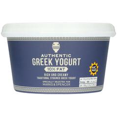 M&S Authentic Greek Yoghurt 10% Fat 500g
