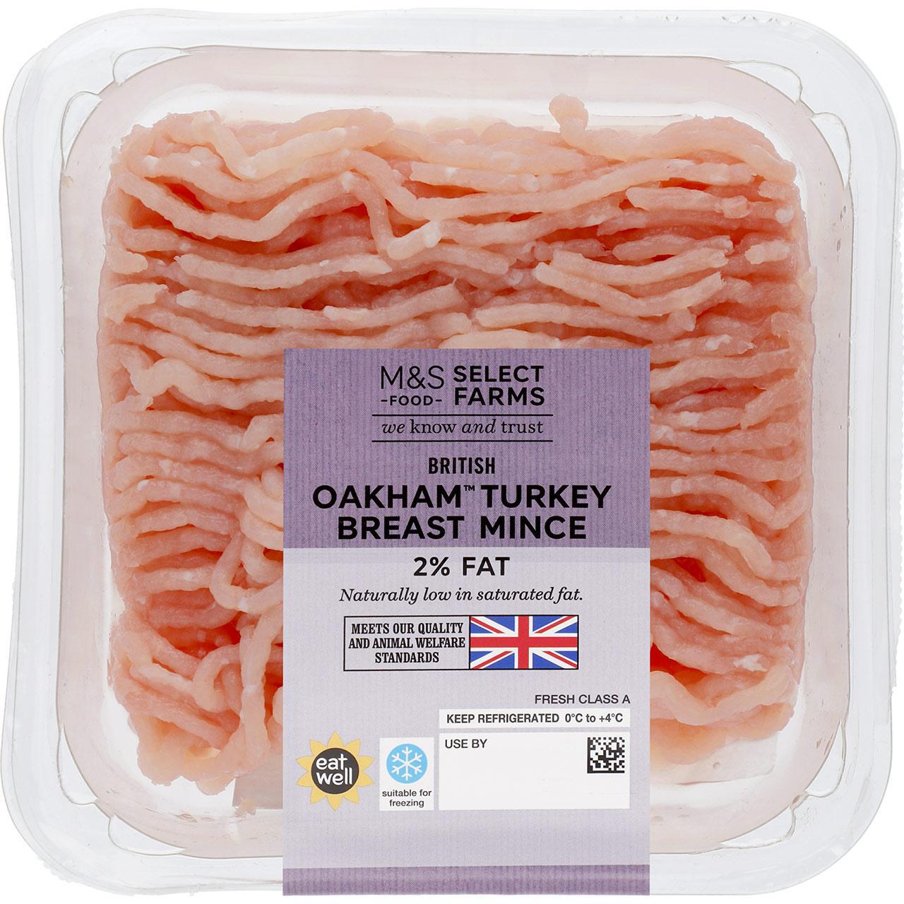 M&S Select Farms Oakham Turkey Breast Mince 2% Fat 400g