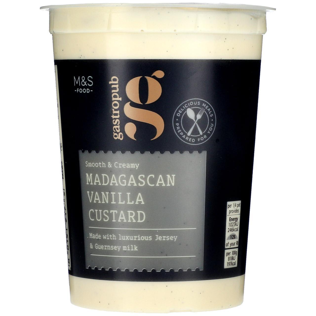 M&S Gastropub Madagascan Vanilla Custard 500ml