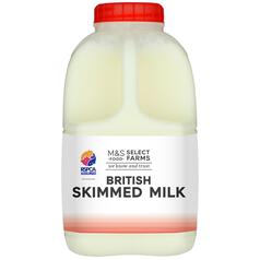 M&S Select Farms British Skimmed Milk 1 Pint 568ml
