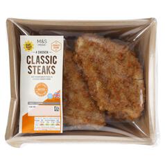 M&S British 4 Chicken Breast Steaks 500g