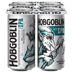 Hobgoblin IPA Ale Beer Cans 4 x 440ml