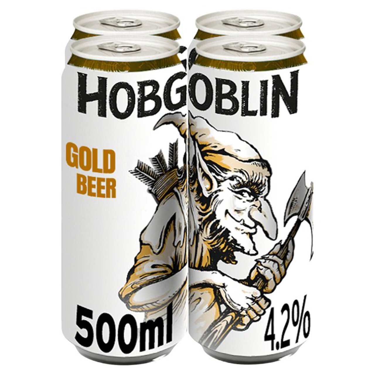 Hobgoblin Gold Ale Beer Cans 4 x 500ml