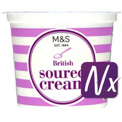 M&S British Soured Cream 300ml