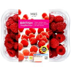 M&S British Raspberries Frozen 300g