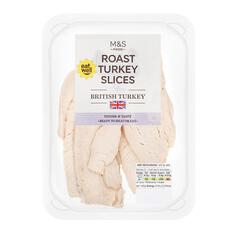 M&S British Roast Turkey 4 Slices 120g