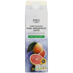M&S Pink Grapefruit Juice with Juicy Bits 1l