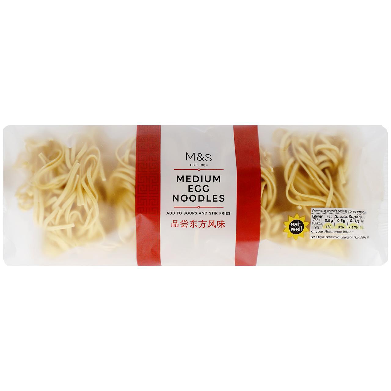 M&S Medium Egg Noodles 250g
