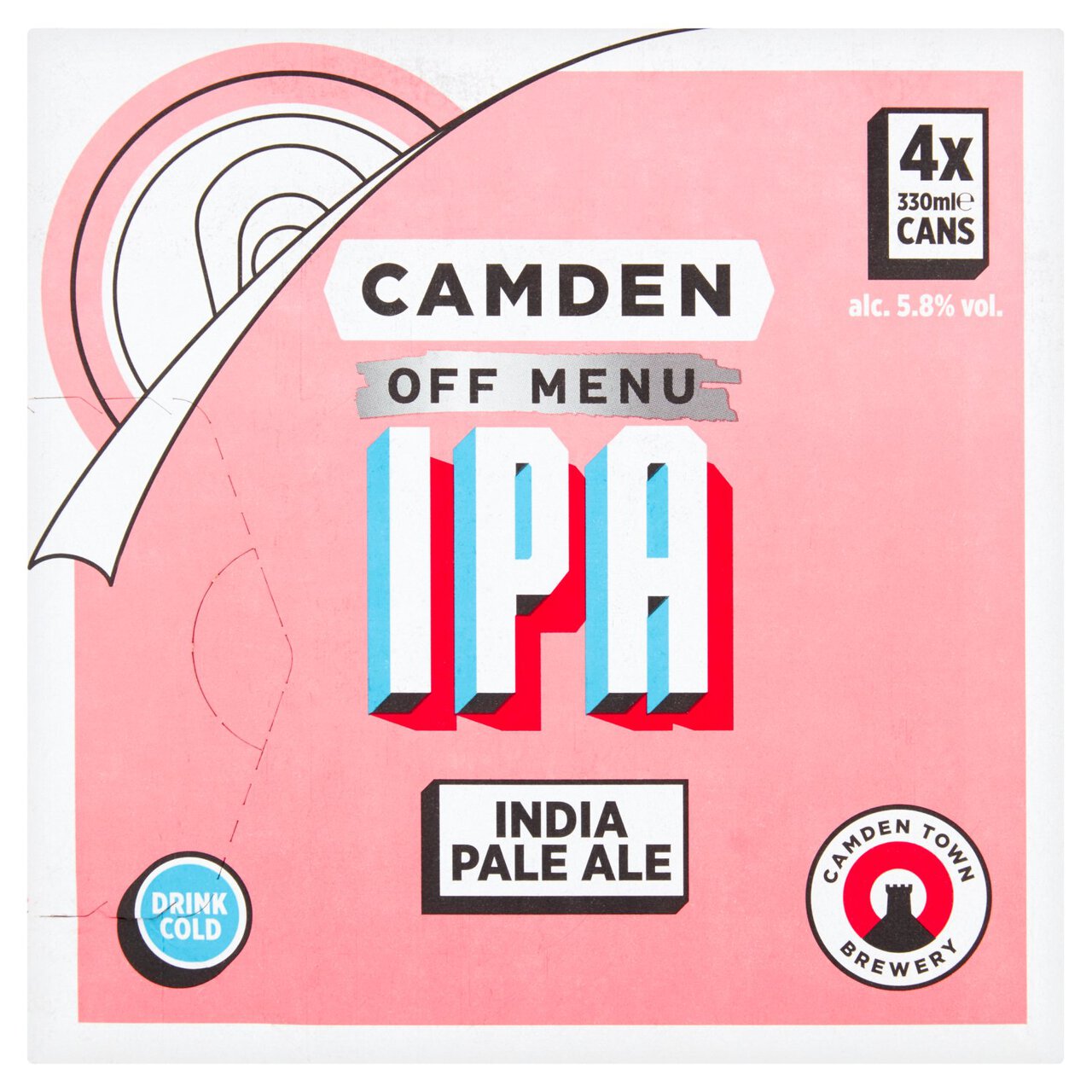 Camden Off Menu IPA 4 x 330ml