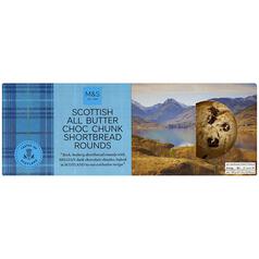 M&S All Butter Choc Chunk Shortbread Rounds 175g