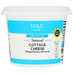 M&S Reduced Fat Natural Cottage Cheese 300g
