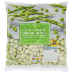 M&S British Baby Broad Beans Frozen 500g