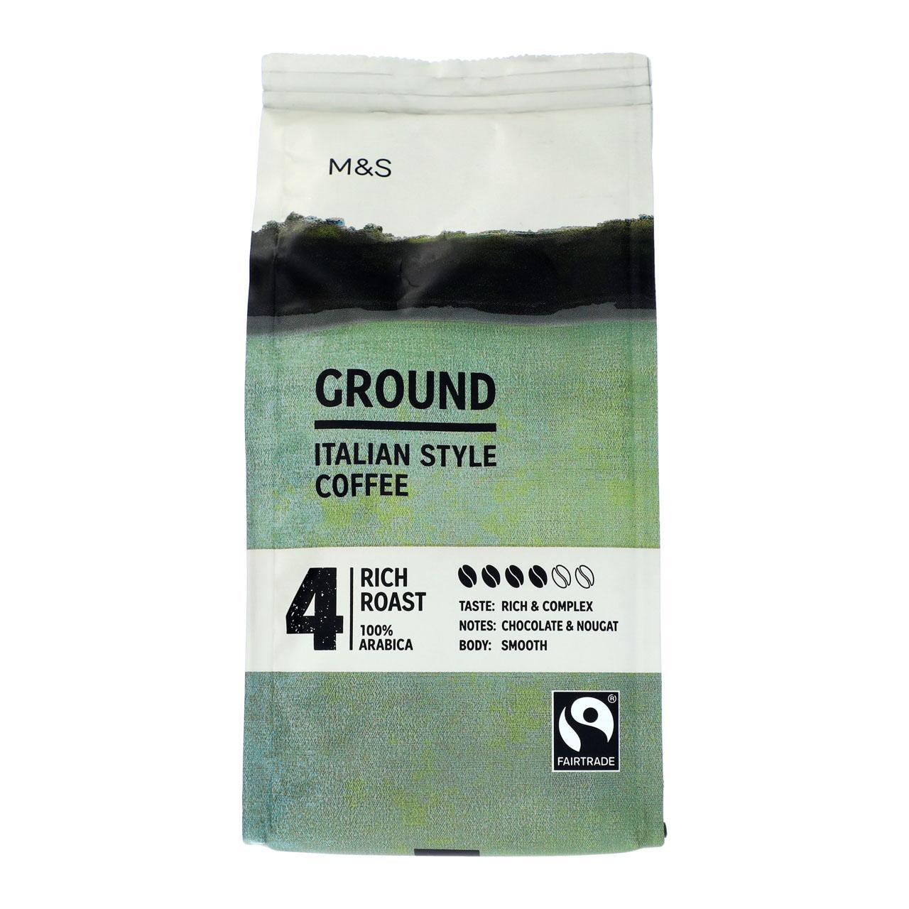 M&S Fairtrade Italian Ground Coffee 227g
