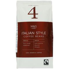 M&S Fairtrade Italian Coffee Beans 227g