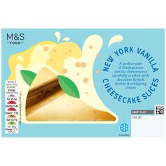 M&S New York Cheesecake Slices 2 x 96g