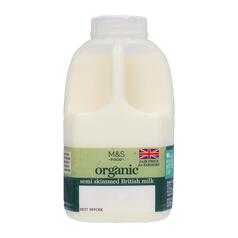 M&S Organic Semi-Skimmed Milk 568ml