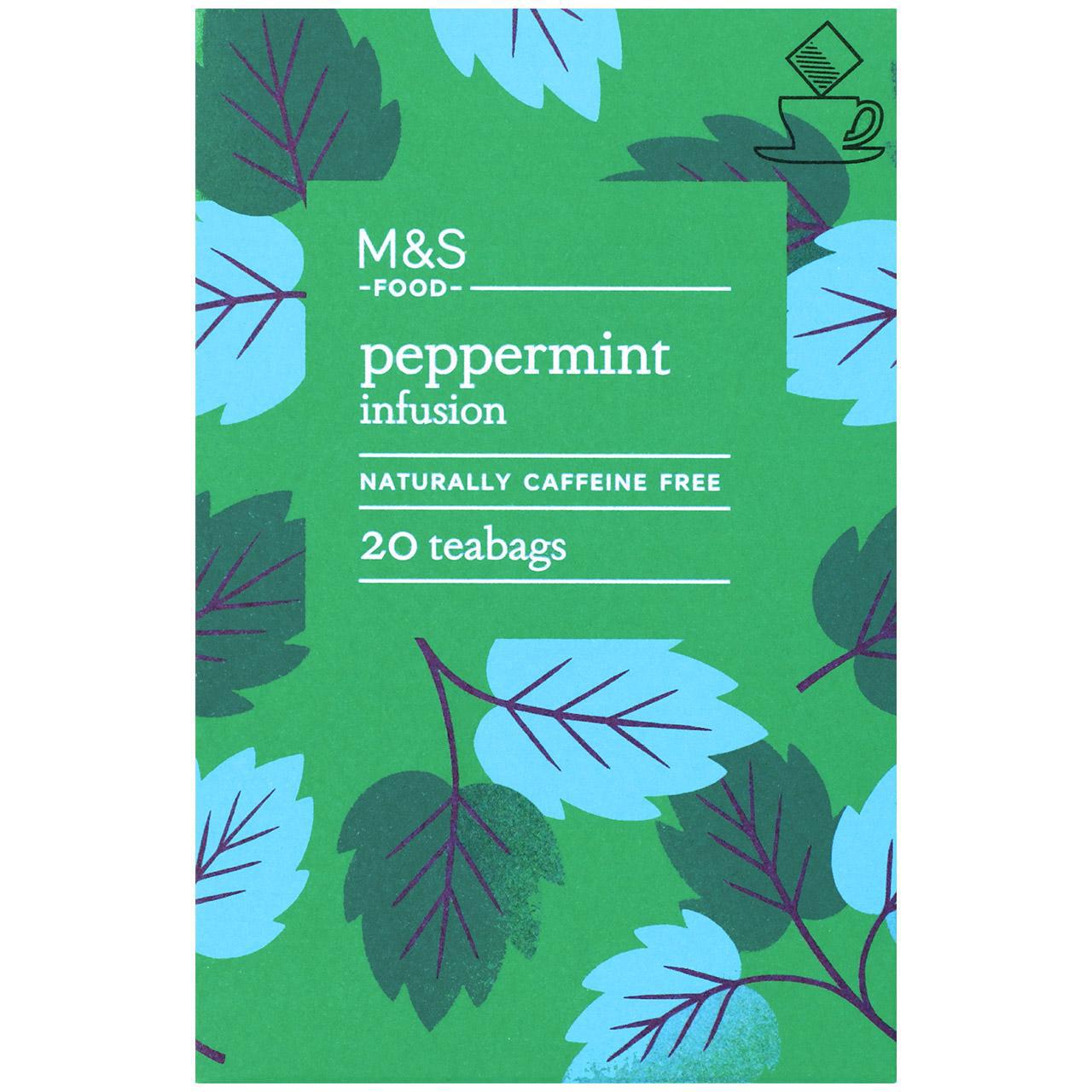 M&S Peppermint Infusion Tea Bags 20 per pack