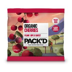PACK'D Organic & Sweet Pitted Cherries 300g