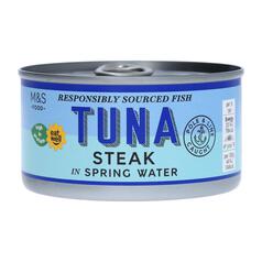 M&S Tuna Steak in Spring Water 200g