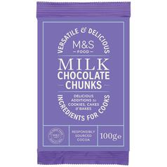 M&S Milk Chocolate Chunks 100g