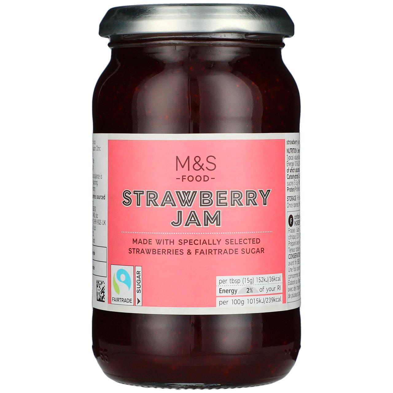M&S Fair Trade Strawberry Jam 454g