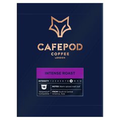 CafePod Intense Roast Nespresso Compatible Aluminium Coffee Pods 18 per pack