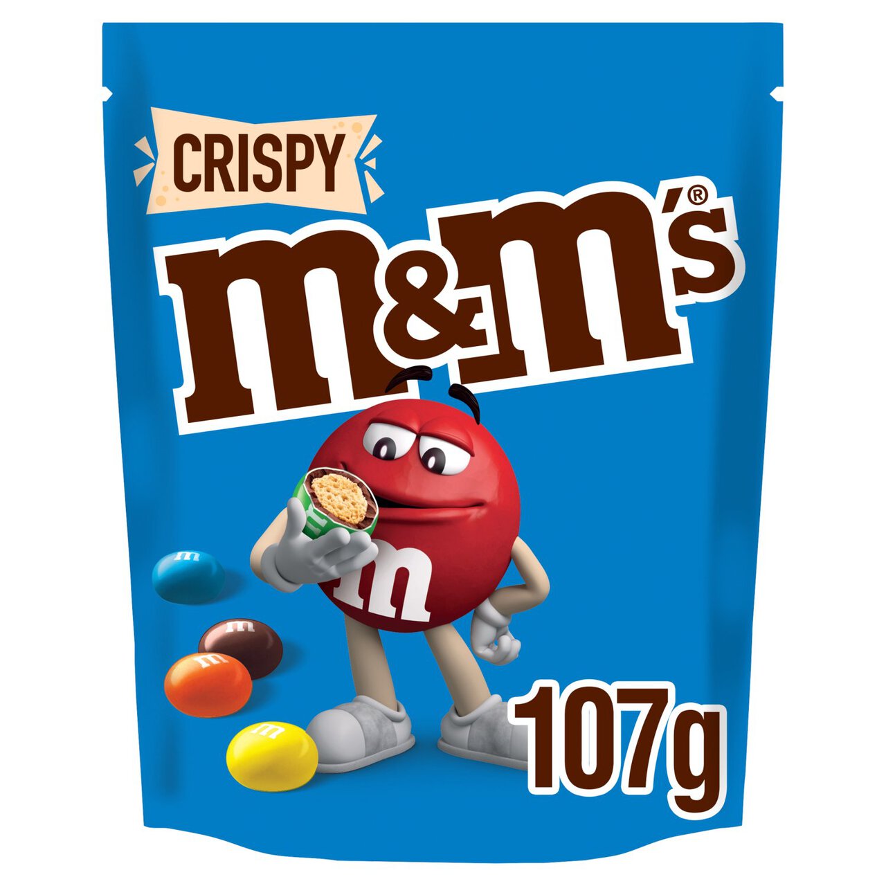 M&M's Crispy Milk Chocolate Bites Bag 107g