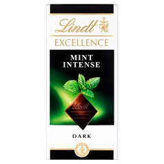 Lindt Excellence Intense Dark Mint Chocolate Bar 100g