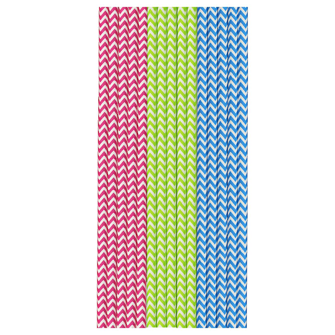 Party Recyclable Paper Straws 50 per pack
