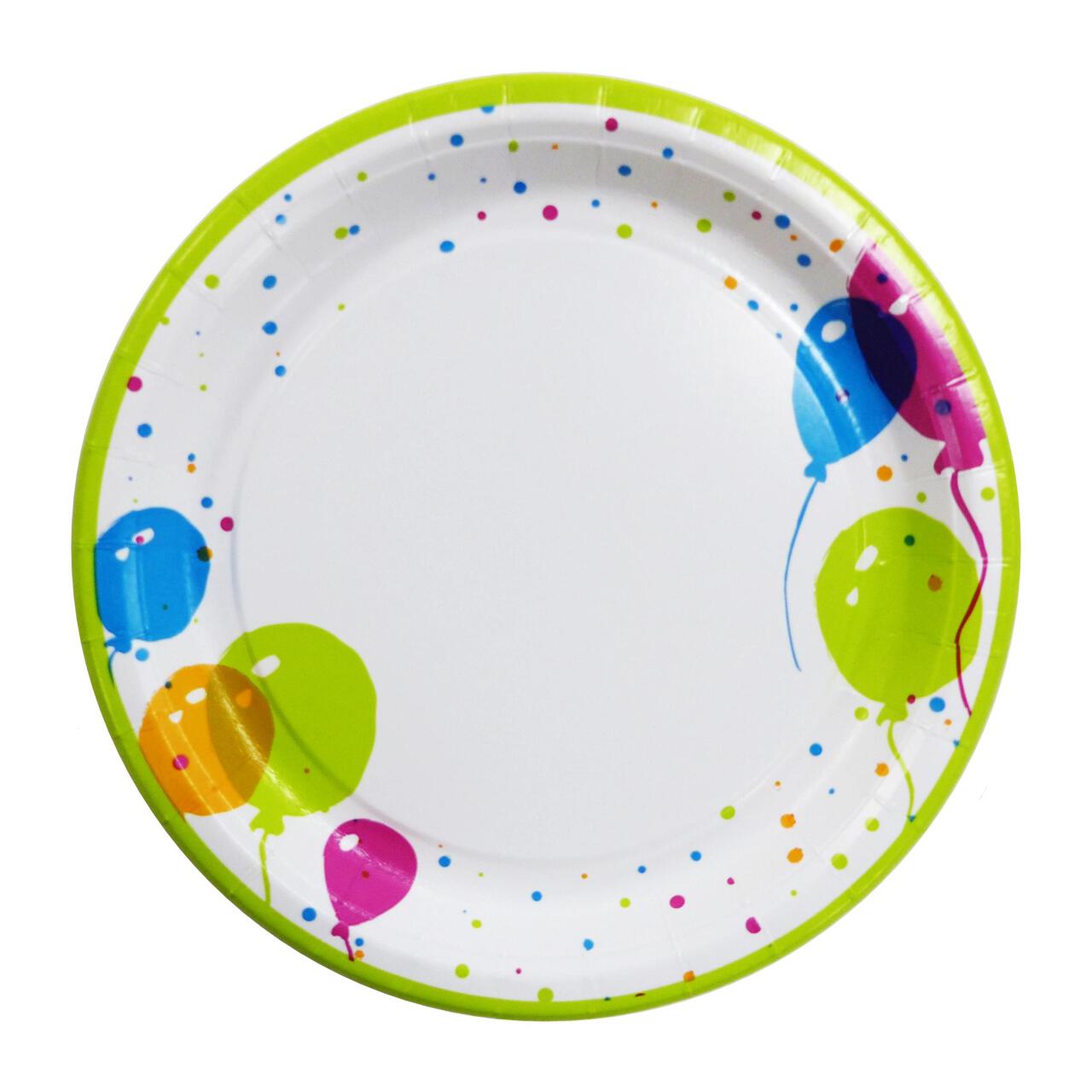 Bio Balloons Recyclable Paper Plate 22cm 10 per pack