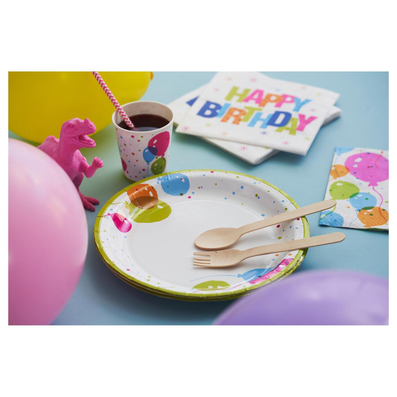 Bio Balloons Recyclable Paper Plate 22cm 10 per pack
