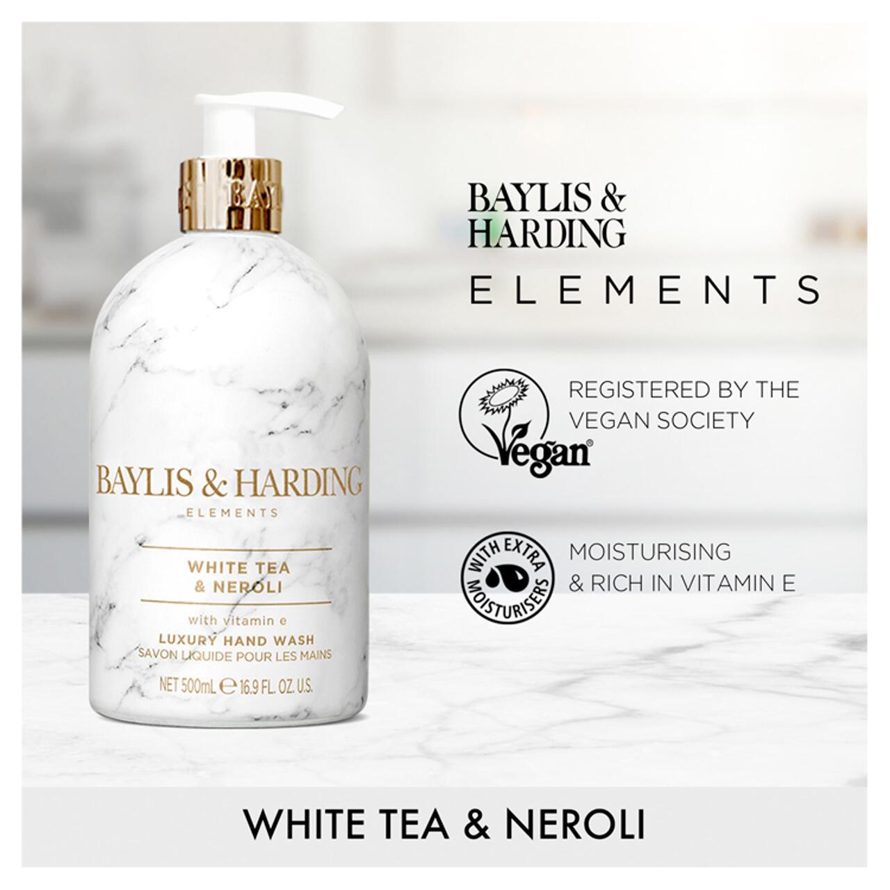 Baylis & Harding Elements Hand Wash - White Tea & Neroli 500ml