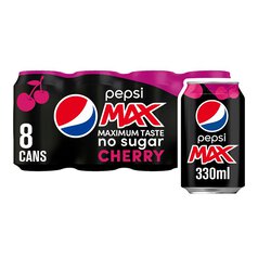 Pepsi Max Cherry 8 x 330ml