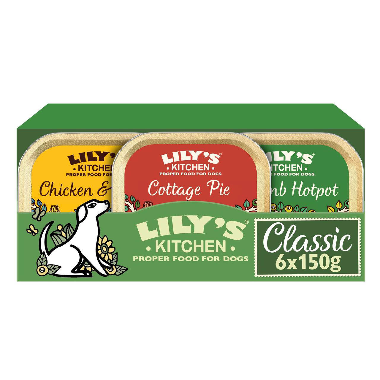 Lily's Kitchen Classic Dinners for Dogs Multipack 6 x 150g