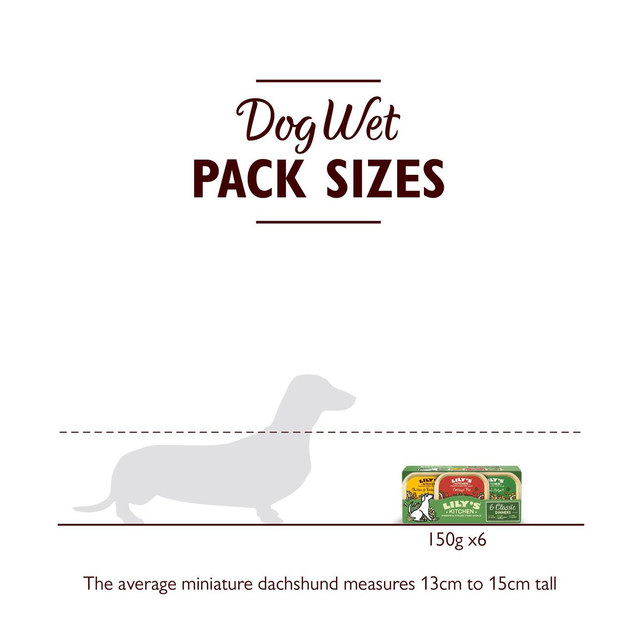 Lily's Kitchen Classic Dinners for Dogs Multipack 6 x 150g