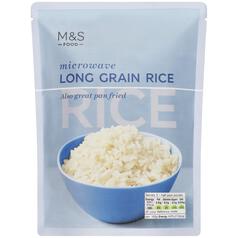 M&S Microwave Long Grain Rice 250g