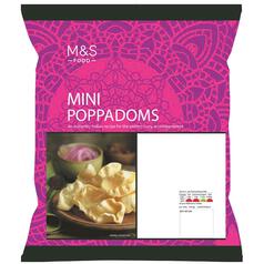 M&S Mini Poppadoms 65g