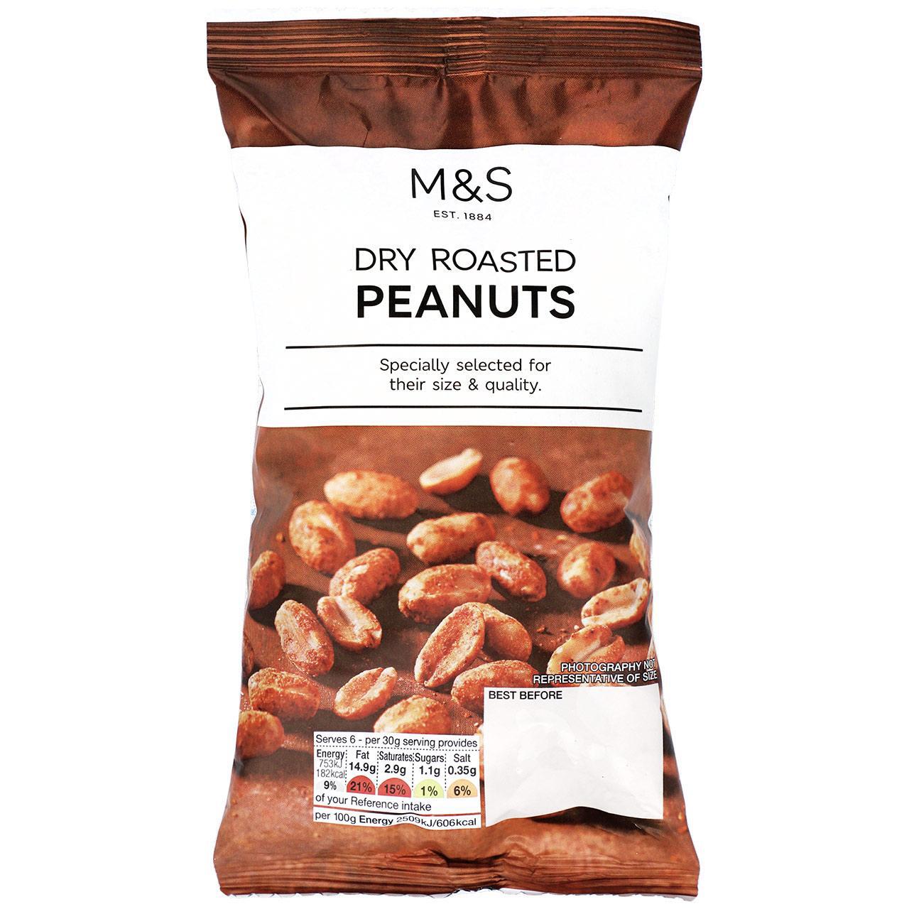 M&S Dry Roasted Peanuts 200g