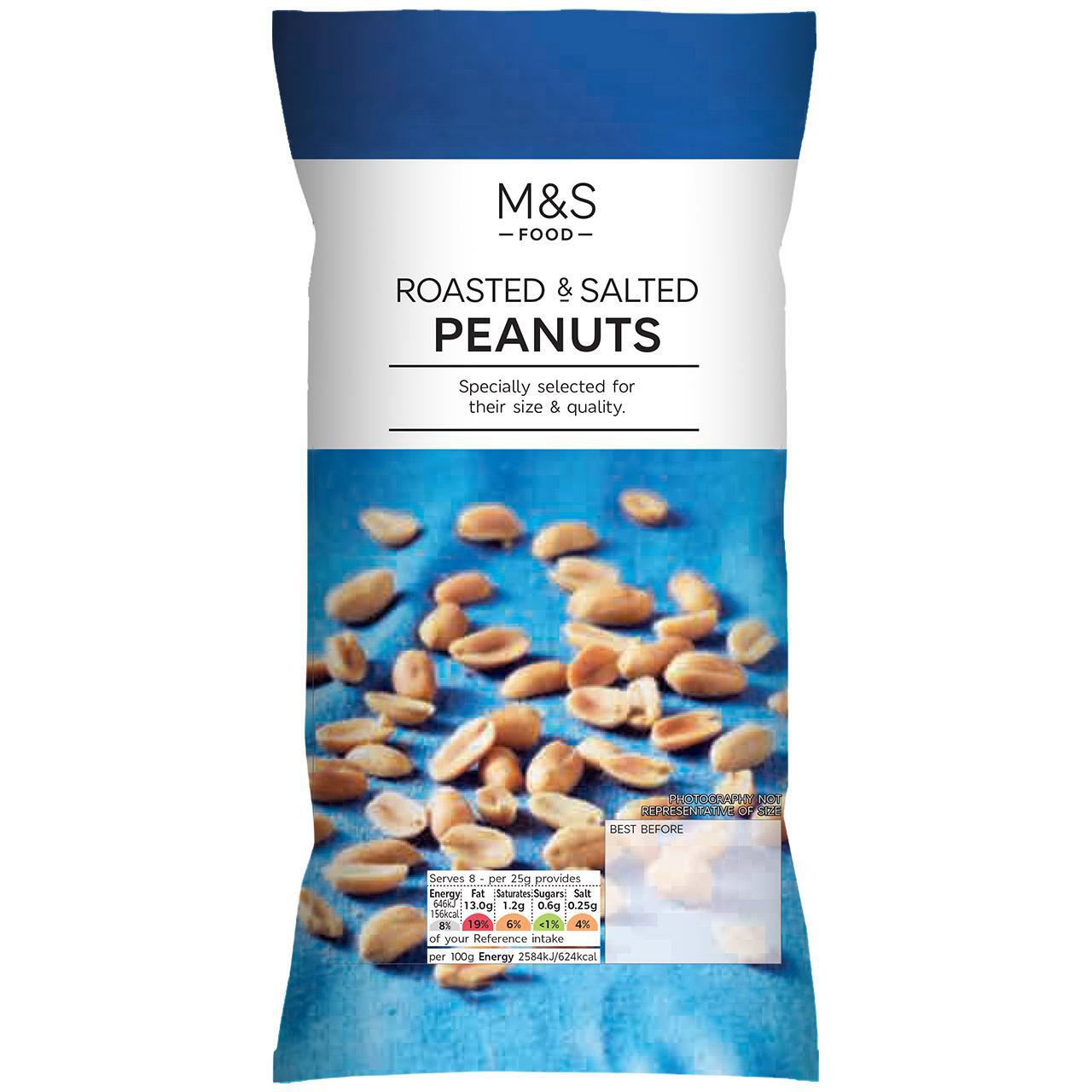 M&S Roasted & Salted Peanuts 200g