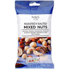 M&S Roasted & Salted Mixed Nuts 175g
