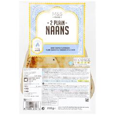 M&S Plain Naans 2 per pack