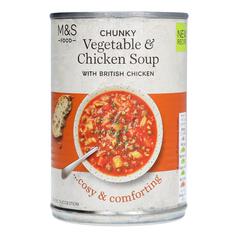 M&S Chunky Vegetable & Chicken Soup 400g