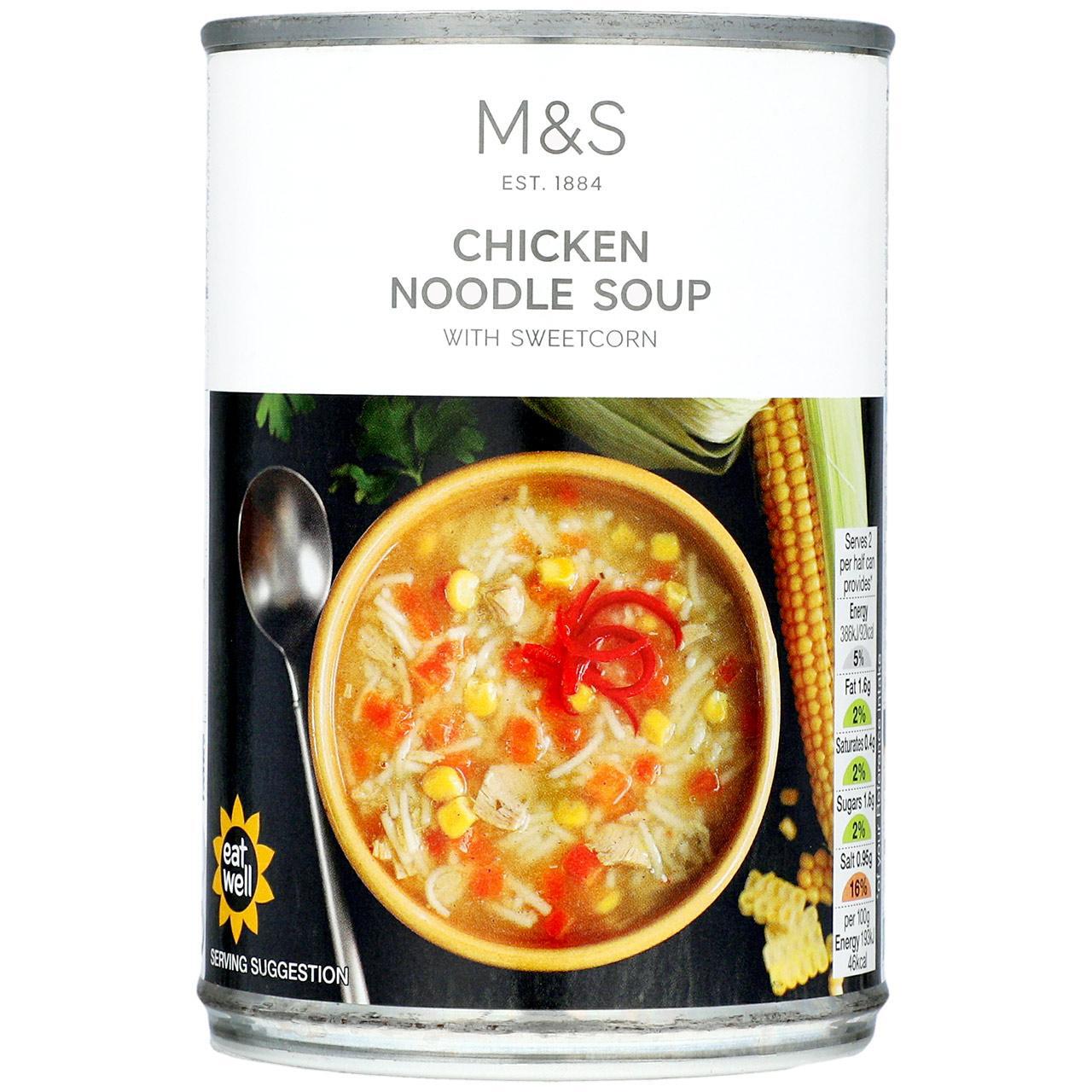 M&S Chicken Noodle Soup 400g